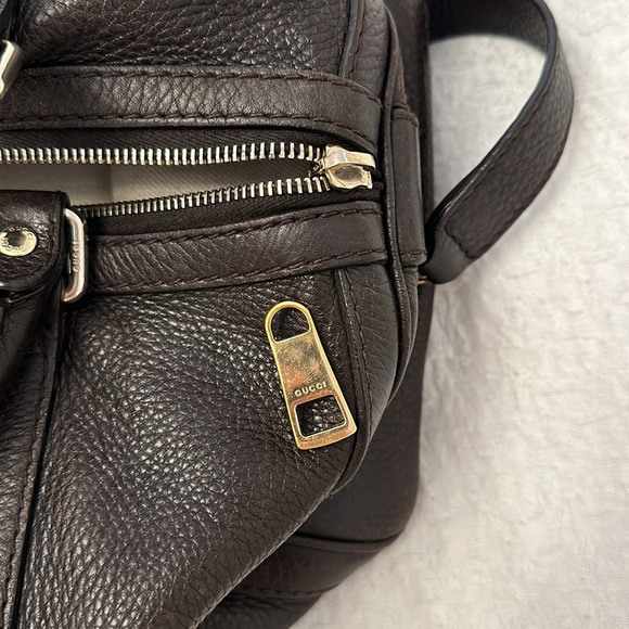 Gucci Barrel bag dark brown + classic Gucci trim - Picture 5 of 6